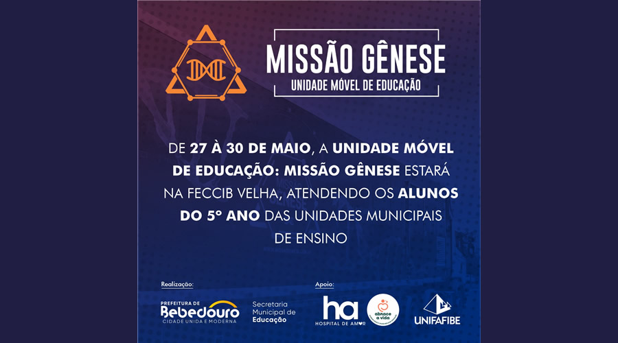 Alunos dos 5ºanos da Rede Municipal de Ensino participam da Missão Gênese
